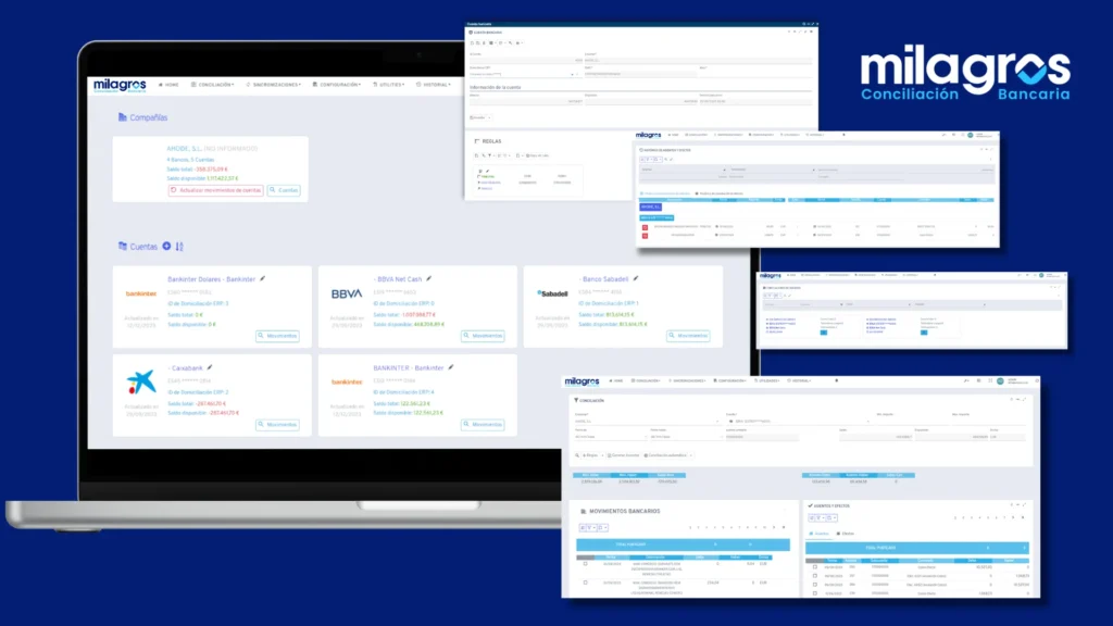 cabecera Milagros Conciliación bancaria